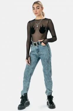 Adika Inferno Sheer Top OUTLET