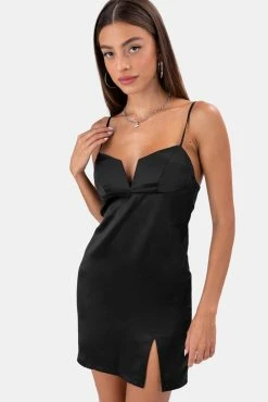 Adika OUTLET Babez Satin Finish Mini Dress