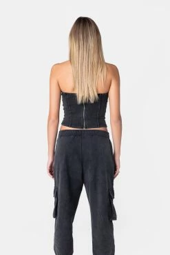 Adika Clothing Stoneville Washed Corset Top