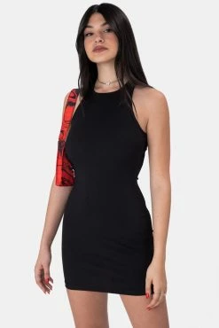 Buy 🔔 Adika Mystic Ribbed Cross-Back Mini 👗 Dress OUTLET ✨ 9 Adika Mystic Ribbed Cross-Back Mini Dress OUTLET