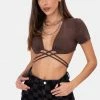 Adika Orrin Wrap Crop Top OUTLET