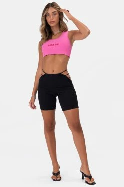 Adika Clothing Serpentine Cut-Out Shorts