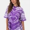 Adika Hearty Tie-Dye Oversized Tee