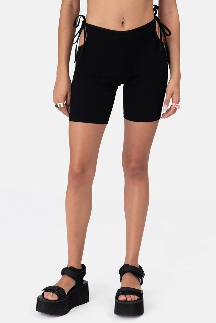 Coupon ๐ Adika Beans Side-Tie Biker Shorts โญ 3 Adika Beans Side-Tie Biker Shorts