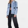 Adika Rosie Embroidery Detail Denim Jacket Clothing