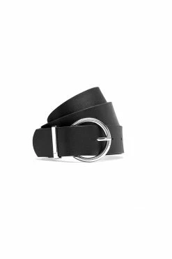 Adika Accessories Buckle Faux Leather Belt