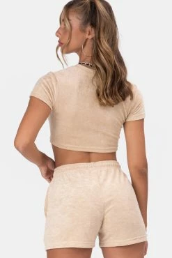Adika OUTLET LEGIT Towel Terry Cropped Top