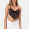 Adika Clothing Gamma Backless Halter Crop Top