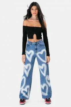 Adika Best Sellers Hearts Jeans | WIDE