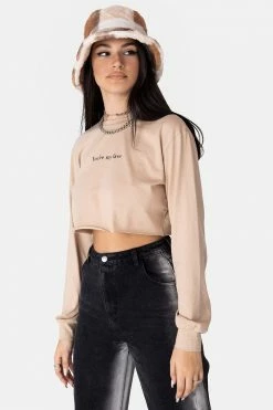 Deals 😀 Adika YOU’RE MY FAV Crop Tee OUTLET 😍 7 Adika YOU’RE MY FAV Crop Tee OUTLET