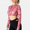 Adika Y2K Fever Stitch Tie-Dye Crop Top