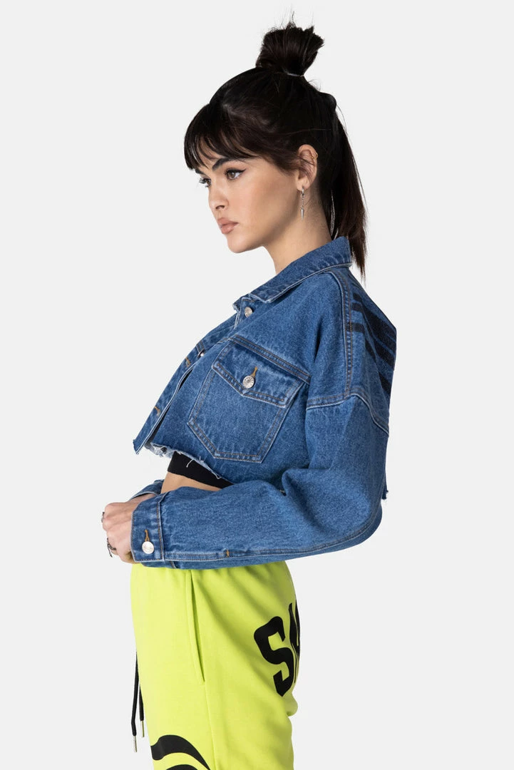 Best reviews of ๐คฉ Adika UNSTOPPABLE Cropped Denim Jacket โจ 3 Adika UNSTOPPABLE Cropped Denim Jacket