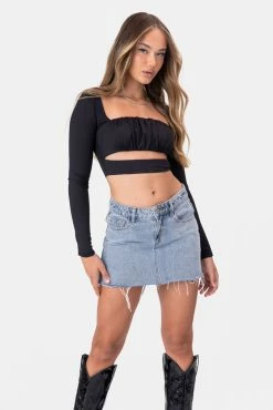 Adika Bailee Cut-Out Cropped Top OUTLET