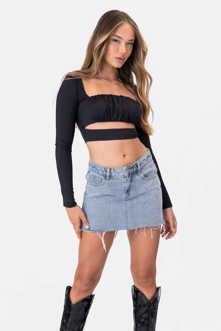 Best reviews of ๐งจ Adika Bailee Cut-Out Cropped Top OUTLET ๐ 1 Adika Bailee Cut-Out Cropped Top OUTLET