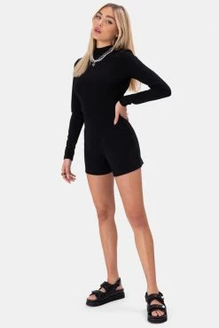 Adika Waltz Open-Back Romper
