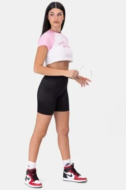 Adika DO IT Embroidery Cropped Tee OUTLET