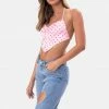 Adika Clothing Heartbreak Backless Halter Crop Top