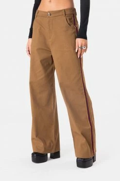 Adika Clothing Roldy Side-Stripe Baggy Pants