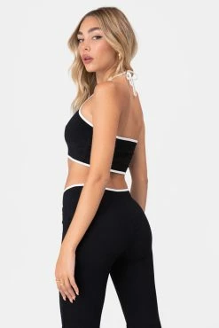 Adika Lucas Halter Crop Top Clothing