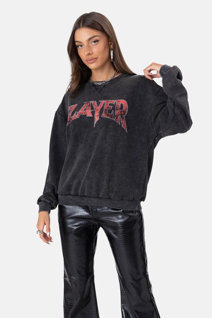 Best reviews of 😉 Adika SLAYER Washed Sweatshirt 🌟 2 Adika SLAYER Washed Sweatshirt