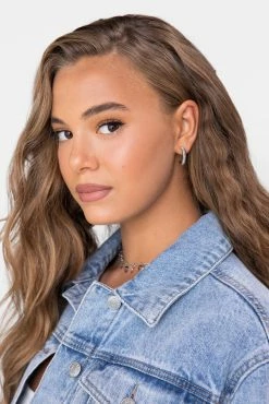 Adika Hop-In Open-End Hoop Earrings Accessories