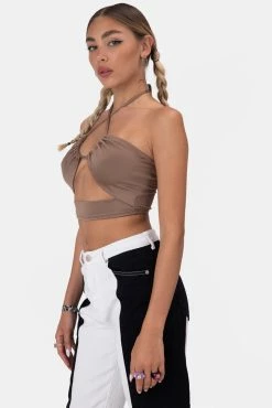 Adika Torch Cut-Out Halter Top OUTLET
