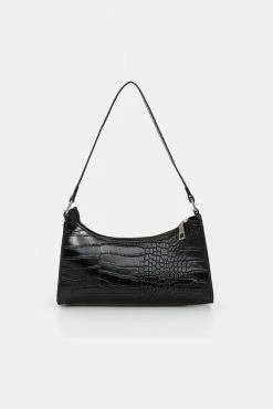 Adika Lizard Faux Leather Shoulder Bag