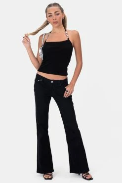 Adika OUTLET Sisko Metallic-Detail Halter Top