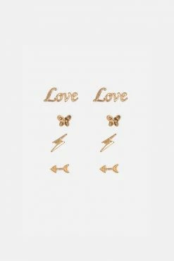 Adika Accessories Cutie 4-Pack Stud Earring