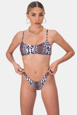 Adika OUTLET Leopardis Bralette Bikini Top