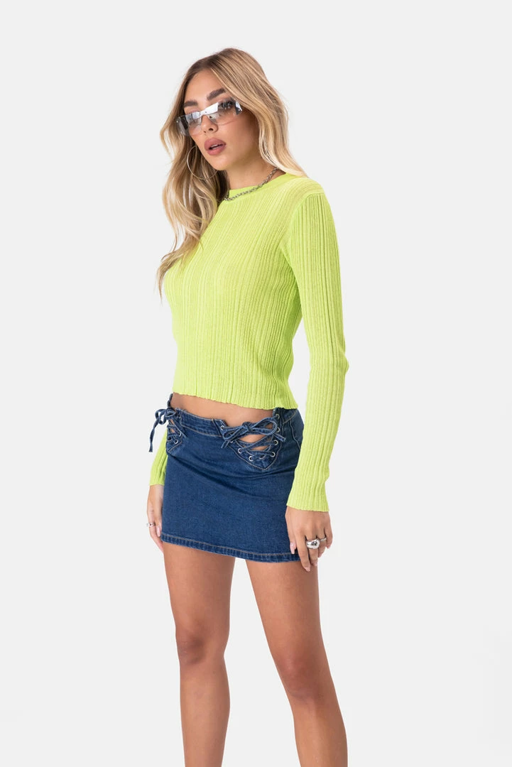 Best Pirce 👍 Adika Lucid Rib Knit Sweater OUTLET 👏 1 Adika Lucid Rib Knit Sweater OUTLET