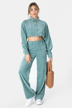 Adika OUTLET Fresco Cropped Corduroy Shirt