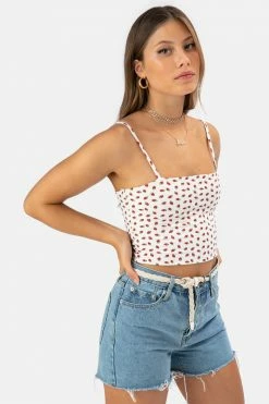 Adika OUTLET Strawberry Crop Top