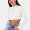 Adika Sanders Wavy Cropped Tee