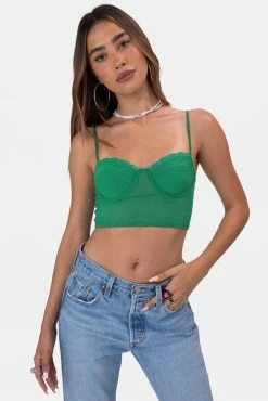 Adika Casa Cupped Mesh Crop Top