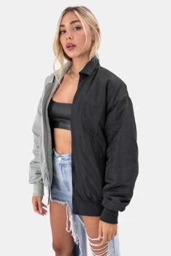 Adika Squad Color Block Bomber Jacket