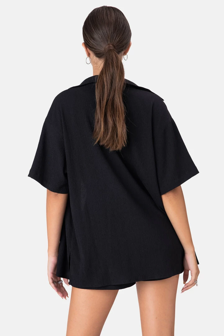 Best deal 🔔 Adika Bronx Crinkle Button-Down 👚 Shirt Clothing 🤩 5 Adika Bronx Crinkle Button-Down Shirt Clothing