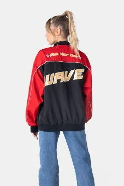 Adika WAVE Color-Block Bomber Jacket