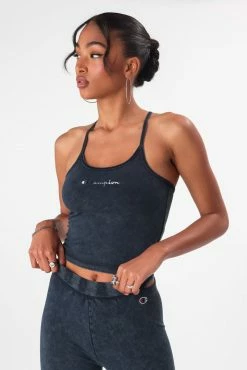 Adika Champion // Acid Wash Crop Top Brands