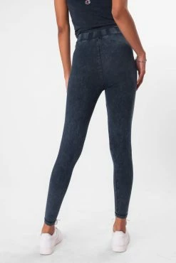 Adika Champion // Acid Wash Cut-Out Leggings
