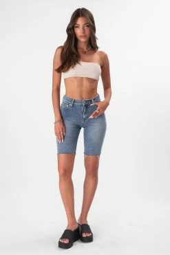 Adika Clothing Webster Denim Biker Shorts