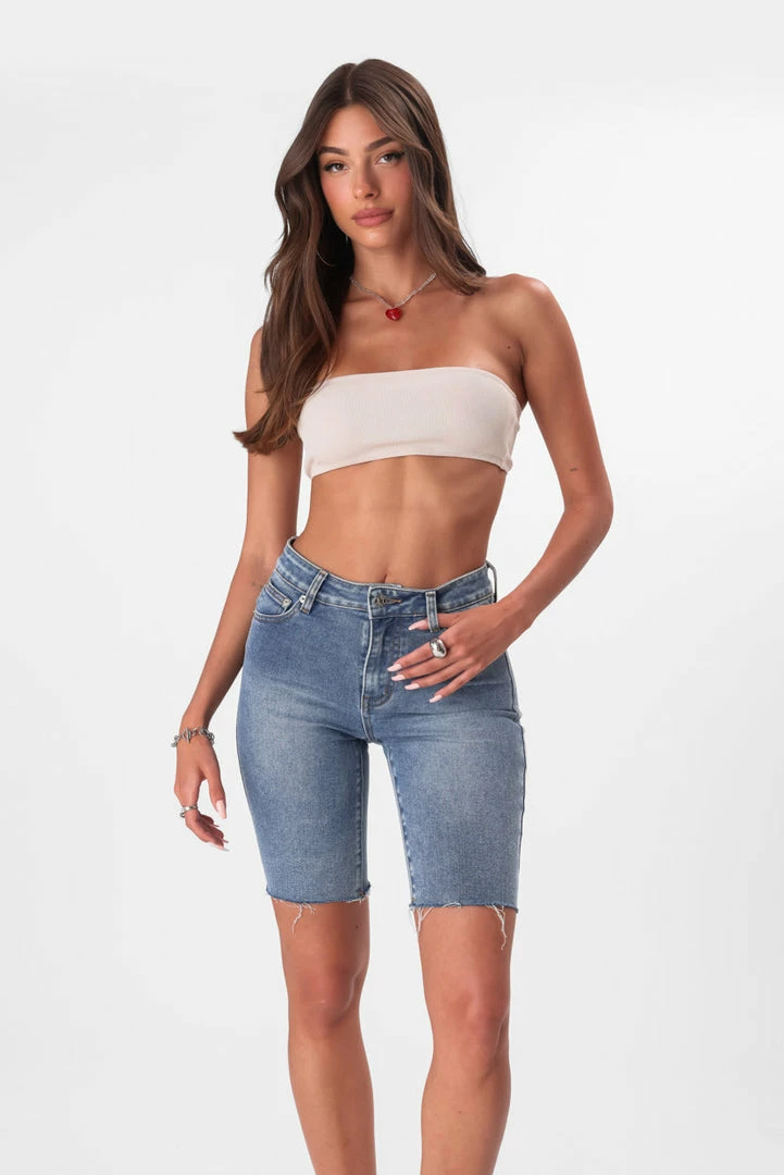 Promo ๐ Adika Clothing Webster Denim Biker Shorts โจ 1 Adika Clothing Webster Denim Biker Shorts