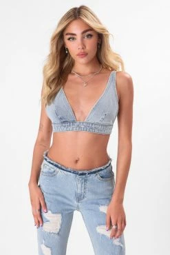 Adika Clothing Calypso Denim Bralette Top
