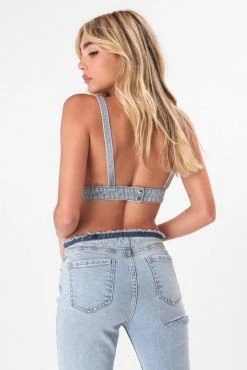 Adika Clothing Calypso Denim Bralette Top