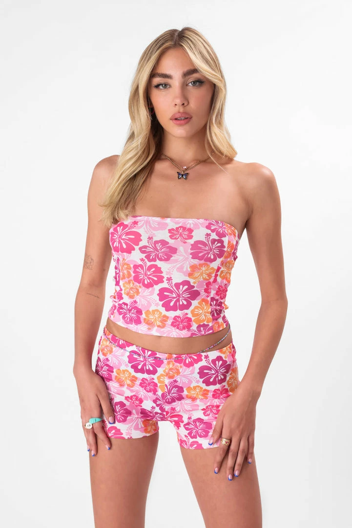 Budget ✨ Adika Aloha Beaches Strappy Tube Top 🌟 1 Adika Aloha Beaches Strappy Tube Top