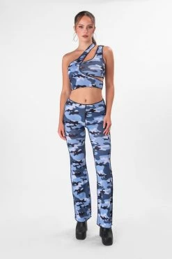 Adika Kamikaze Camouflage Flared Pants