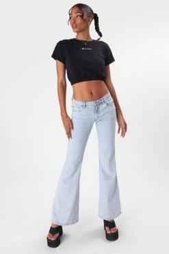 Adika Champion // Elastic Hem Cropped Tee