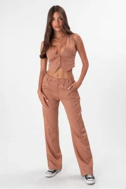 Adika Clothing Lucille Pinstripe Tailored Pants