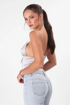 Adika OUTLET Nellsea Satin-Finish Bodysuit