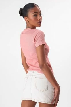 Adika Champion // Logo Embrodiery Ribbed Tee Brands